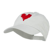 Scribbled Heart Embroidered Cap