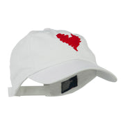 Scribbled Heart Embroidered Cap