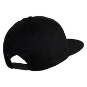 I Am a Fungi Embroidered Flat Bill Snapback Twill Cap - Black OSFM