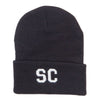 SC South Carolina Embroidered Long Beanie