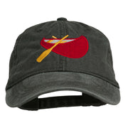 Sport Canoe Embroidered Washed Cap