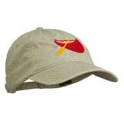 Sport Canoe Embroidered Washed Cap