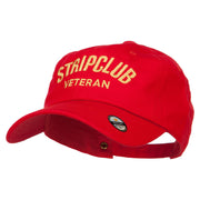 Stripclub Veteran Embroidered Unstructured Cap