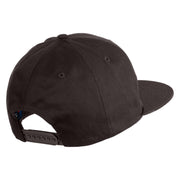 I Am a Fungi Embroidered Flat Bill Snapback Twill Cap - Charcoal OSFM