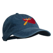 Sport Canoe Embroidered Washed Cap