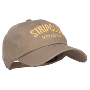 Stripclub Veteran Embroidered Unstructured Cap