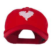 Scribbled Heart Embroidered Cap