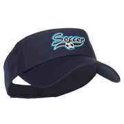 Soccer Sports Patched Sun Visor