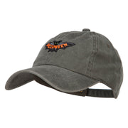 Halloween Scary Bat Patched Unstructured Cap