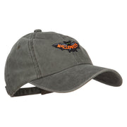 Halloween Scary Bat Patched Unstructured Cap