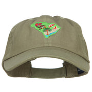 USA State South Carolina Patched Low Profile Cap