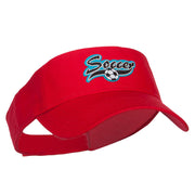 Soccer Sports Patched Sun Visor