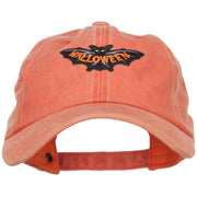 Halloween Scary Bat Patched Unstructured Cap