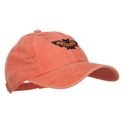 Halloween Scary Bat Patched Unstructured Cap