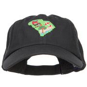 USA State South Carolina Patched Low Profile Cap