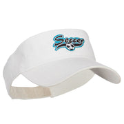 Soccer Sports Patched Sun Visor