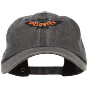 Halloween Scary Bat Patched Unstructured Cap