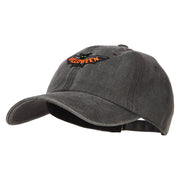 Halloween Scary Bat Patched Unstructured Cap