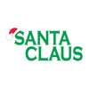 Santa Claus Letter with Hat Design Christmas Heat Transfers Sticker