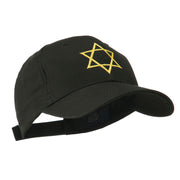 Star of David for Holiday Embroidered Cap