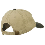 Scuba Dive Flag Embroidered Washed Pigment Dyed Cap