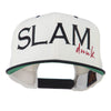 Slam Dunk Embroidered Flat Bill Cap