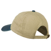 Scuba Dive Flag Embroidered Washed Pigment Dyed Cap