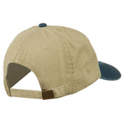 Scuba Dive Flag Embroidered Washed Pigment Dyed Cap