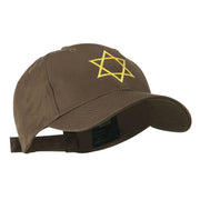 Star of David for Holiday Embroidered Cap