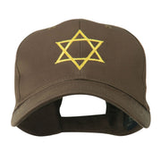 Star of David for Holiday Embroidered Cap