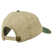 Scuba Dive Flag Embroidered Washed Pigment Dyed Cap