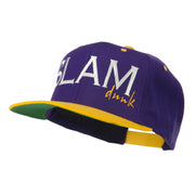 Slam Dunk Embroidered Flat Bill Cap