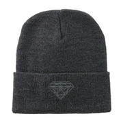 Small Diamond Embroidered Long Beanie