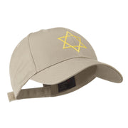 Star of David for Holiday Embroidered Cap