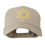 Star of David for Holiday Embroidered Cap