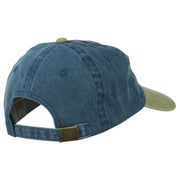 Scuba Dive Flag Embroidered Washed Pigment Dyed Cap