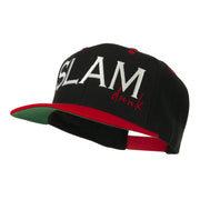 Slam Dunk Embroidered Flat Bill Cap