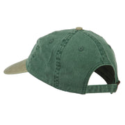 Scuba Dive Flag Embroidered Washed Pigment Dyed Cap