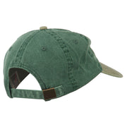 Scuba Dive Flag Embroidered Washed Pigment Dyed Cap