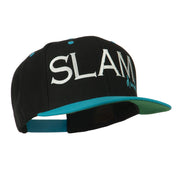 Slam Dunk Embroidered Flat Bill Cap