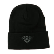 Small Diamond Embroidered Long Beanie