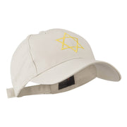 Star of David for Holiday Embroidered Cap