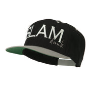 Slam Dunk Embroidered Flat Bill Cap