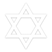 Star Of David Symbol Heat Transfers Sticker