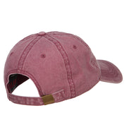 Seattle Embroidered Washed Buckled Cap