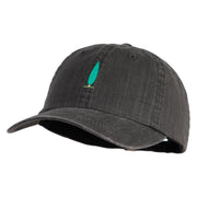 Topiary Embroidered Pigment Dyed Special Cotton Cap - Black OSFM