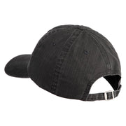 Topiary Embroidered Pigment Dyed Special Cotton Cap - Black OSFM