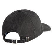 Topiary Embroidered Pigment Dyed Special Cotton Cap - Black OSFM