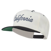 California Embroidered Snapback Cap