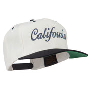 California Embroidered Snapback Cap